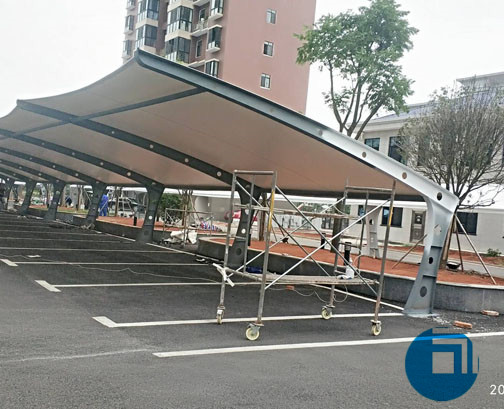 湖南某局膜結構停車棚